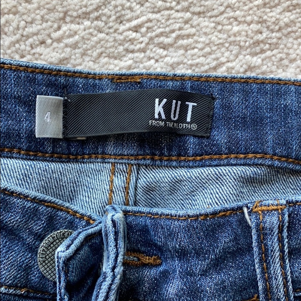 KUT from the Kloth Reese step zipper hem jeans - Picture 2 of 16